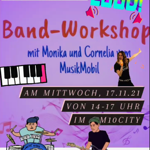 Band-Workshop mit dem MusikMobil